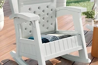 Suncast - Rocking Chair w/Storage - Ice Cube