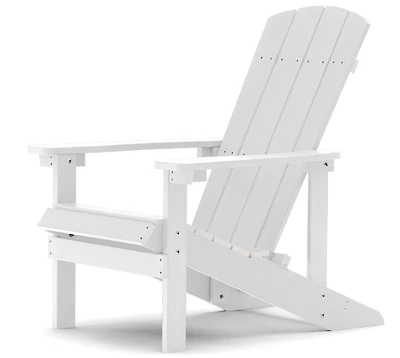 Chaise Adirondack Tanfly – Blanche – Polycarbonate – Usage intérieur/extérieur