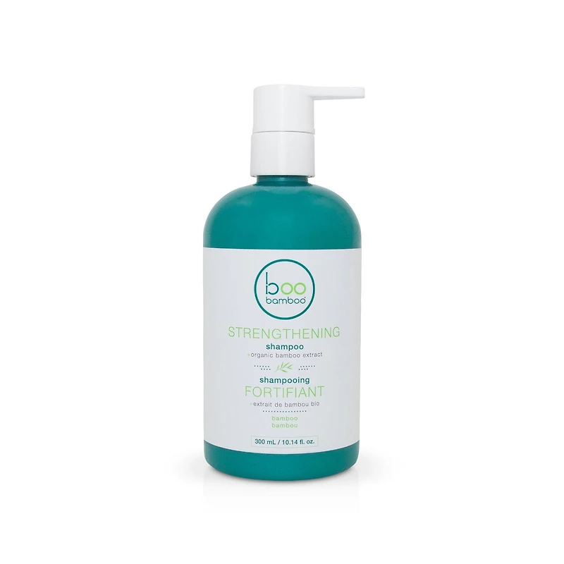 Boo Bamboo All Natural 2pc Strengthening Hair Set 300ml-  Shampoo & Conditioner + Bonus Gift