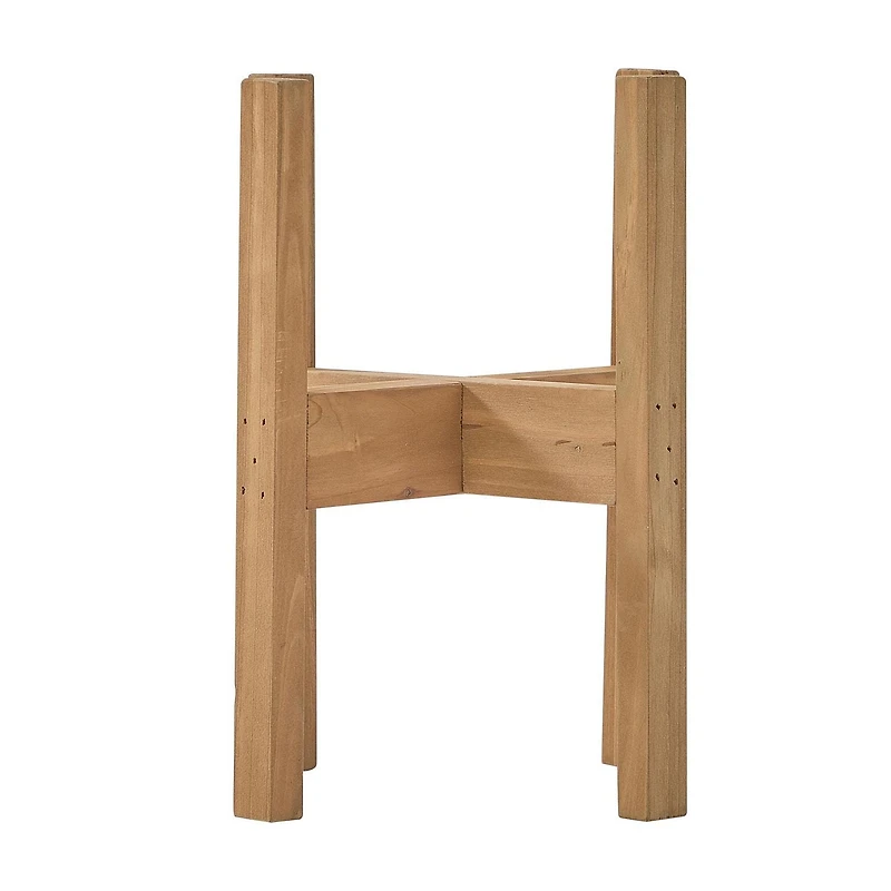 Mainstays 6 in Brown Wood Plant Stand