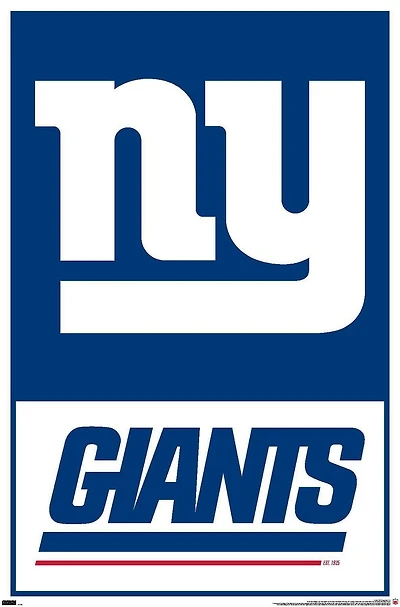 NFL New York Giants - Logo 21 Wall Poster, 22.375" x 34"