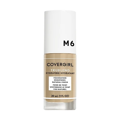 COVERGIRL TruBlend Hydrating Foundation, Dewy Finish, Lasts All Day, Lightweight, Oil-free Formula, Blurring Imperfections