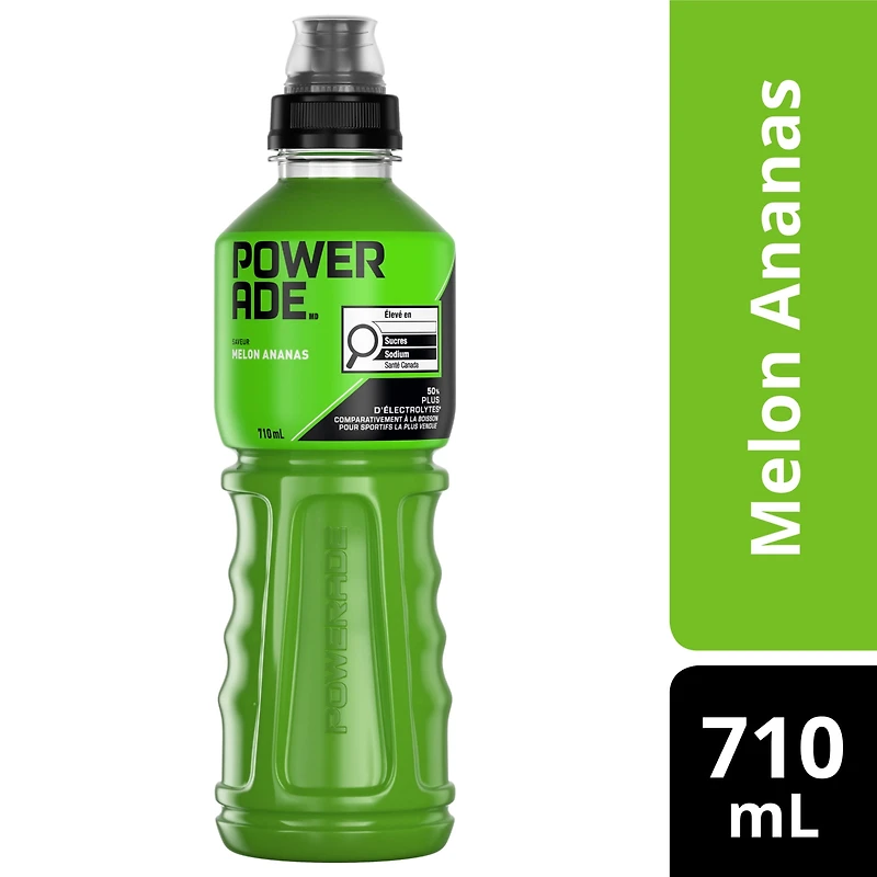 Powerade Melon et ananas Bouteille, 710 mL
