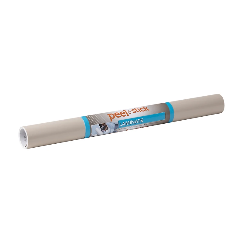 Pellicule plastifiée adhésive Peel and Stick, Taupe, 45.72 cm x 2.7 m 18 po x 9 pi