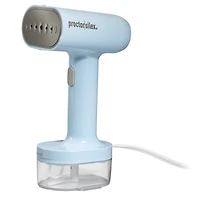 Proctor Silex® Compact 2-in-1 Garment Steamer and Iron, Handheld Travel Steamer, 1200 Watts, 120 ml Removable Tank, Blue, Model 11585