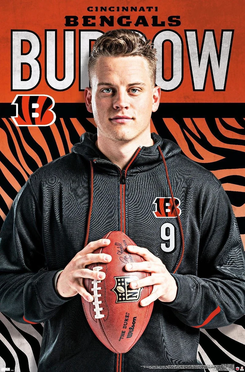 NFL Cincinnati Bengals - Joe Burrow Pose 20 Wall Poster, 22.375" x 34"