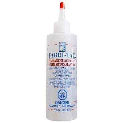 BEACON Fabri‑Tac Permanent Adhesive, 115 ml — Clear, Acid‑Free