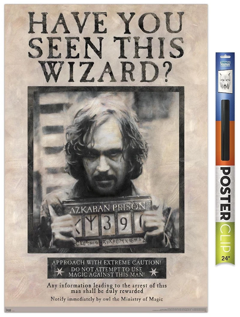 Le monde des sorciers: Harry Potter - Sirius Black Wanted Poster