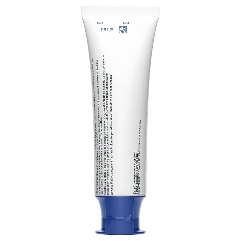 Dentifrice Crest Gum Detoxify Doux blanchiment 110 mL