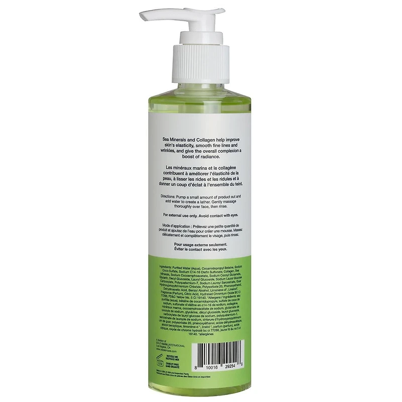 Vitamins and Sea beauty Gel Nettoyant Pour Le Visage Aux Acides Aminés 237 mL, Minéraux Marins et Collagène