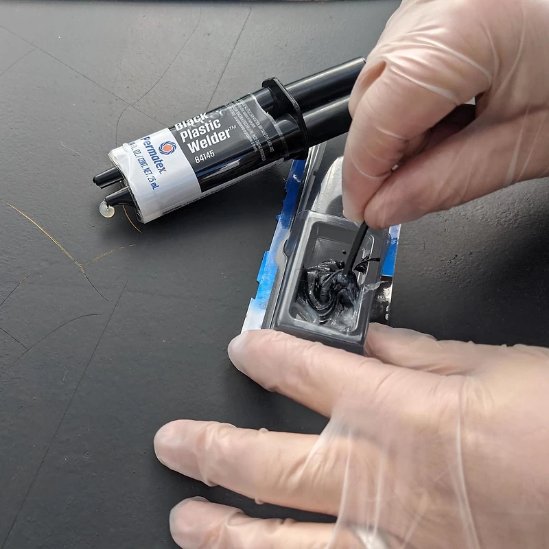 Permatex Plastic Welder Black Adhesive, 25 mL