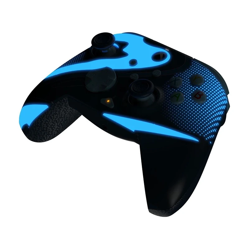 PDP REMATCH GLOW Advanced Wired Controller: Blue Tide - Xbox Series X|S, Xbox One, & Windows 10/11, PDP RMTCH GLW W CNTRL: Blue T