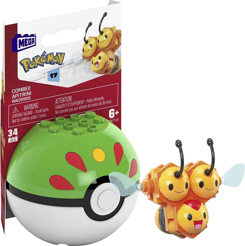 MEGA Pokémon Apitrini - 15 blocs et éléments
