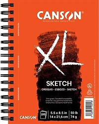 Carnet de croquis, 5.5 po x 8.5 po