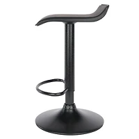 Tabourets pivotants réglables en obsidienne Winsome, ensemble de 2 pièces, noir