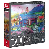 500-Piece Jigsaw Puzzle with Foil Accents