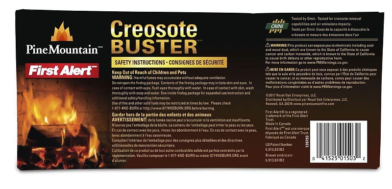 Pine Mountain Anti-créosote Pack Firelog unique