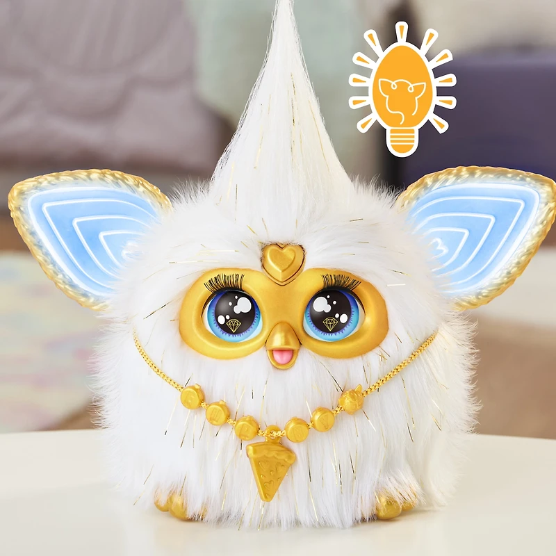Furby Gold Glam Interactive Plush Toy - French Version