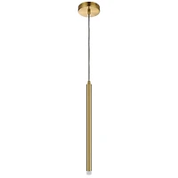 Sanya Pendant - 3W - Aged Brass - Frosted Acrylic Diffuser