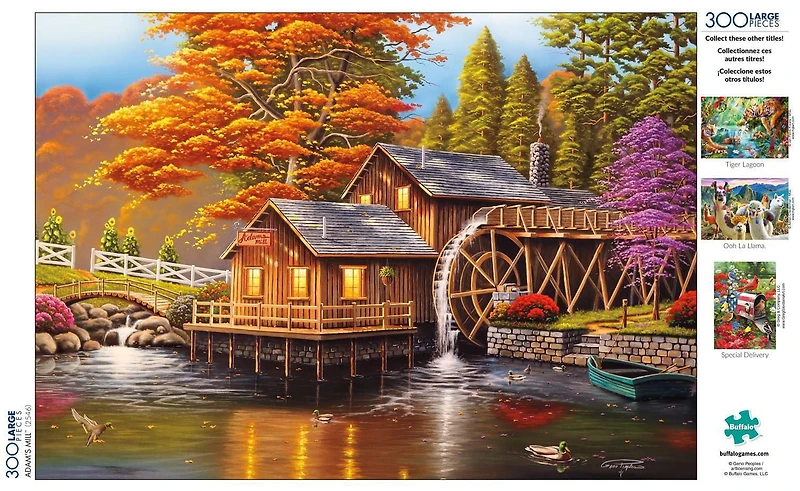 Buffalo Games Large Piece Adam's Mill 300 Piece Jigsaw Puzzle