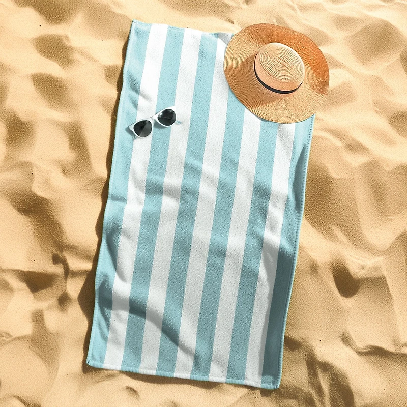 Serviette de plage à rayures Cabana Mainstays