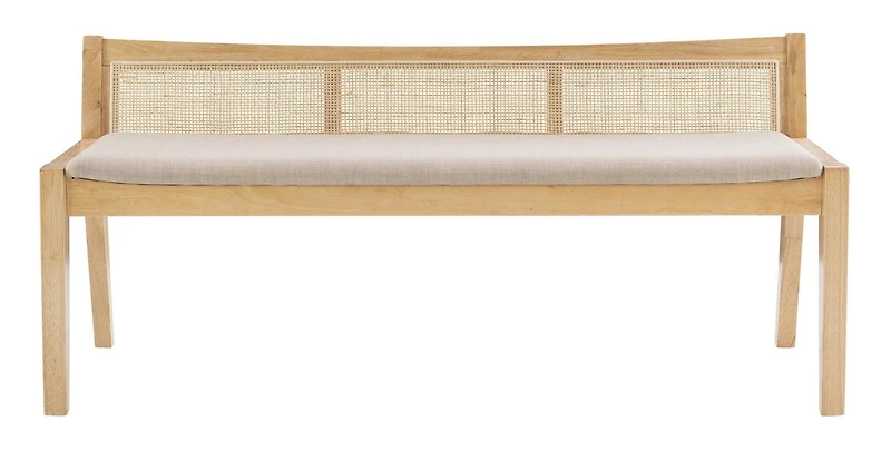 Claudie Cane Bench