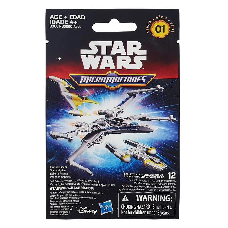 Star Wars Le retour du Jedi Micro Machines Sac surprise Vaisseau A-Wing