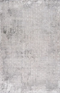 Rug Branch Atlas Scandinavian Indoor Area Rug, Grey Beige, Distressed - Living Room, Bedroom, Dining Room, and Kitchen
