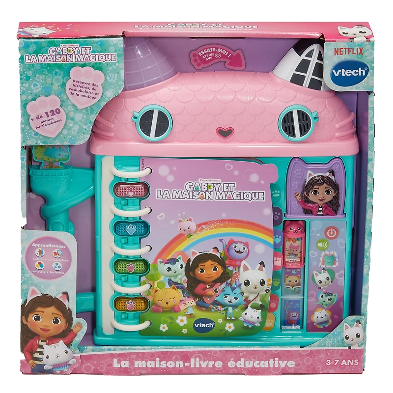 VTech Gabby et la maison magique- La maison-livre éducative - Version francaise, 3+ Ans VT GABBY CAT BOOK F