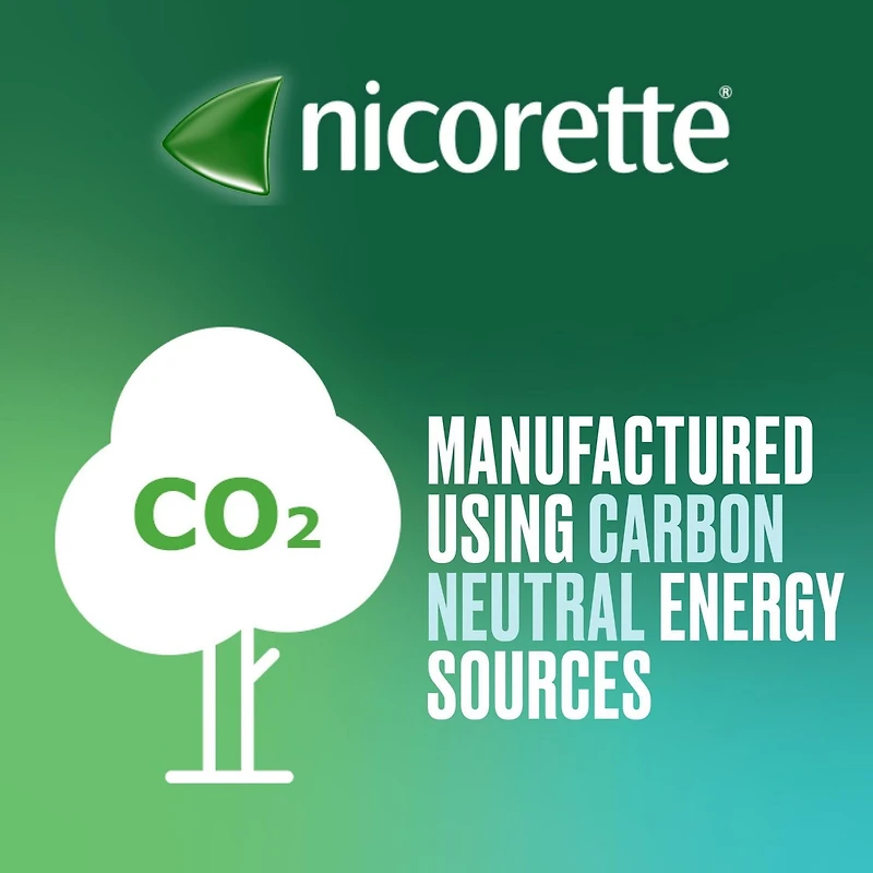 Nicorette Gomme de polacrilex de nicotine USP, Menthe ULTRA fraîche, 2 mg, 210 morceaux (Aide pour cesser de fumer) 210 morceaux