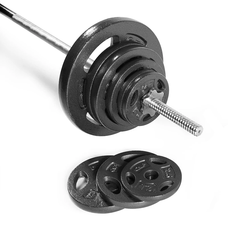 CAP Barbell Plaque de poids standard de 2,5 cm, noir