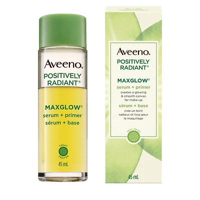 Aveeno MaxGlow Face Serum and Primer, 45 mL
