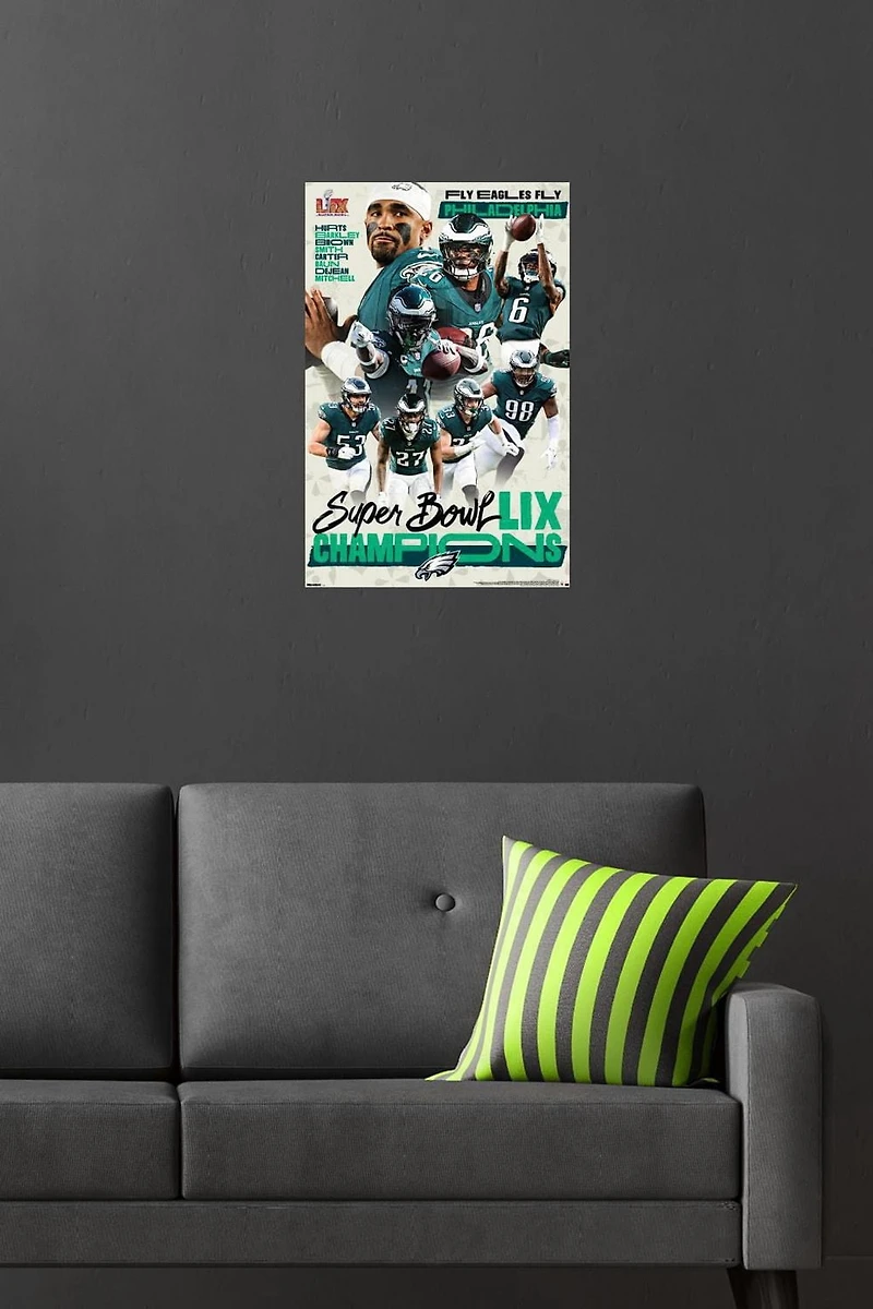 NFL Philadelphia Eagles - Champions du Super Bowl LIX
