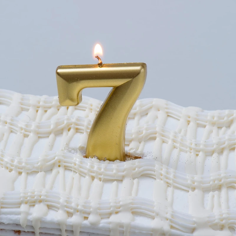 CANDLE #7 GOLD