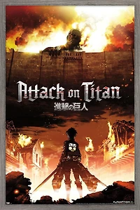 Attack on Titan - Fire Wall Poster