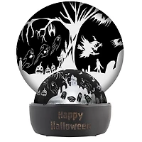 Halloween Lightshow Projection-Tabletop ShadowLights-Flying Tree and Witches (White)