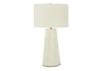 Monarch Specialties  Luminaire, 29"h, Lampe De Table, Céramique Blanche, Teinte Ivoire / Crème, Contemporain