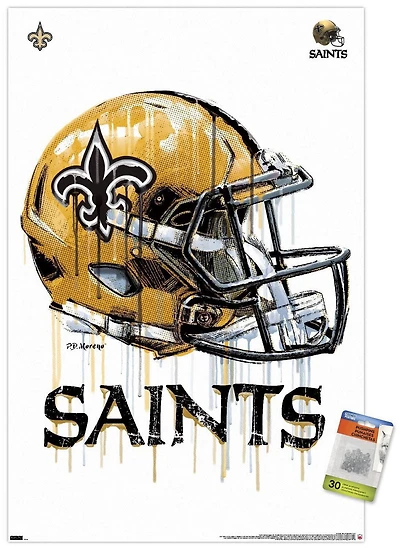 NFL New Orleans Saints - Casque anti-goutte 20