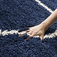 Safavieh Hudson Arline Tapis Géométrique Shag