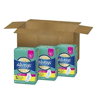 Always Serviettes Hygiéniques Ultra Minces avec Ailes pour Femmes, Taille 1, Absorption Régulière, Non Parfumées