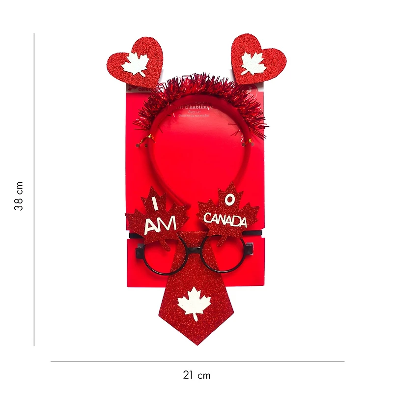 Way to Celebrate Red Dress Up Kit for Canada Day