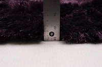 ECARPETGALLERY Timeless Purple Shag 4'0" x 5'6"