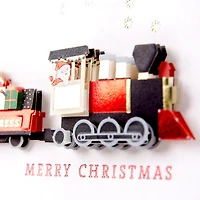 Carte de Noël Hallmark Signature (train de Noël)