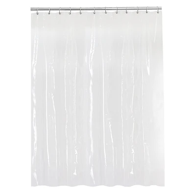 Mainstays Waterproof Heavyweight PEVA Shower Curtain Liner, Assorted Sizes and Colors