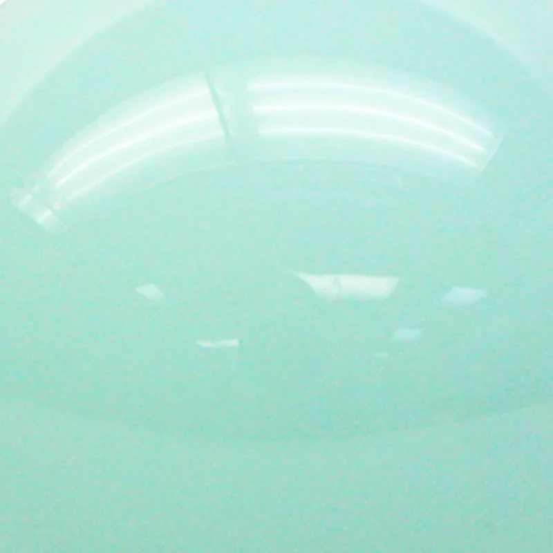 Bougie en forme de boule vert haute brillance, non parfumée 4"Dia x 4”H