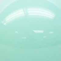 Bougie en forme de boule vert haute brillance, non parfumée 4"Dia x 4”H