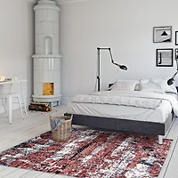 ECARPET Modern Abstract Area Rug for Living Room Bedroom Morocco Marble Collection