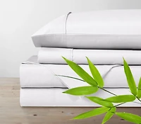 Ensemble de draps en mélange de polyester et bambou