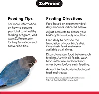 Nourriture quotidienne pour oiseaux Zupreem NutBlend à saveur naturelle