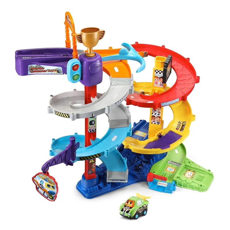 VTech Tut Tut Bolides Mega circuit spirales 2 en 1 - Version anglaise